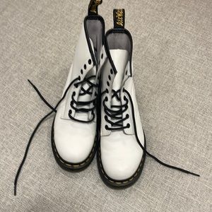 Brand new white Dr. Martens